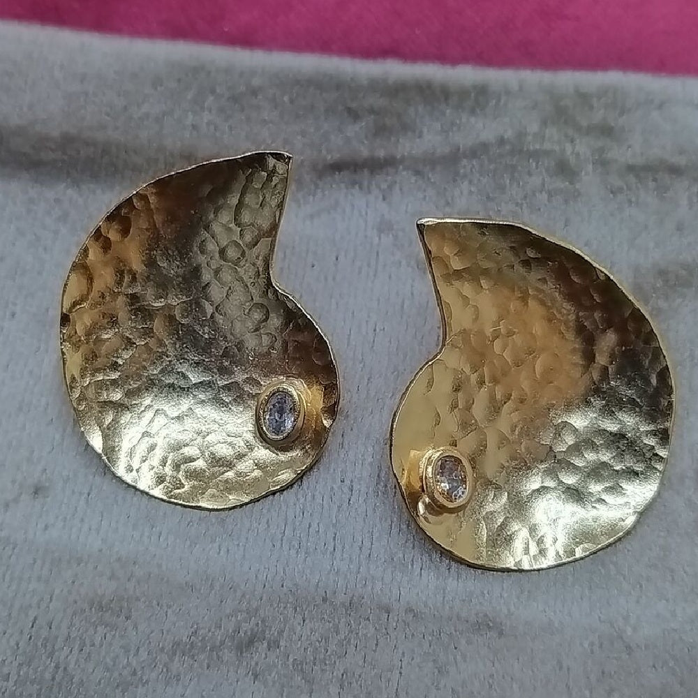 Gold Vermeil Earring - Nathilus Earrings