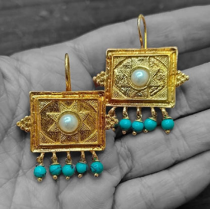 Gold Vermeil Earring - Alexander the Great Antique Earrings