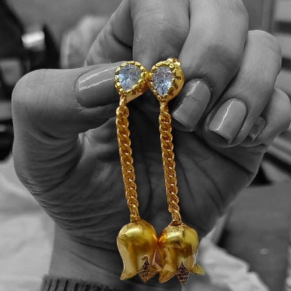 Gold Vermeil Earring - Drop Earrings