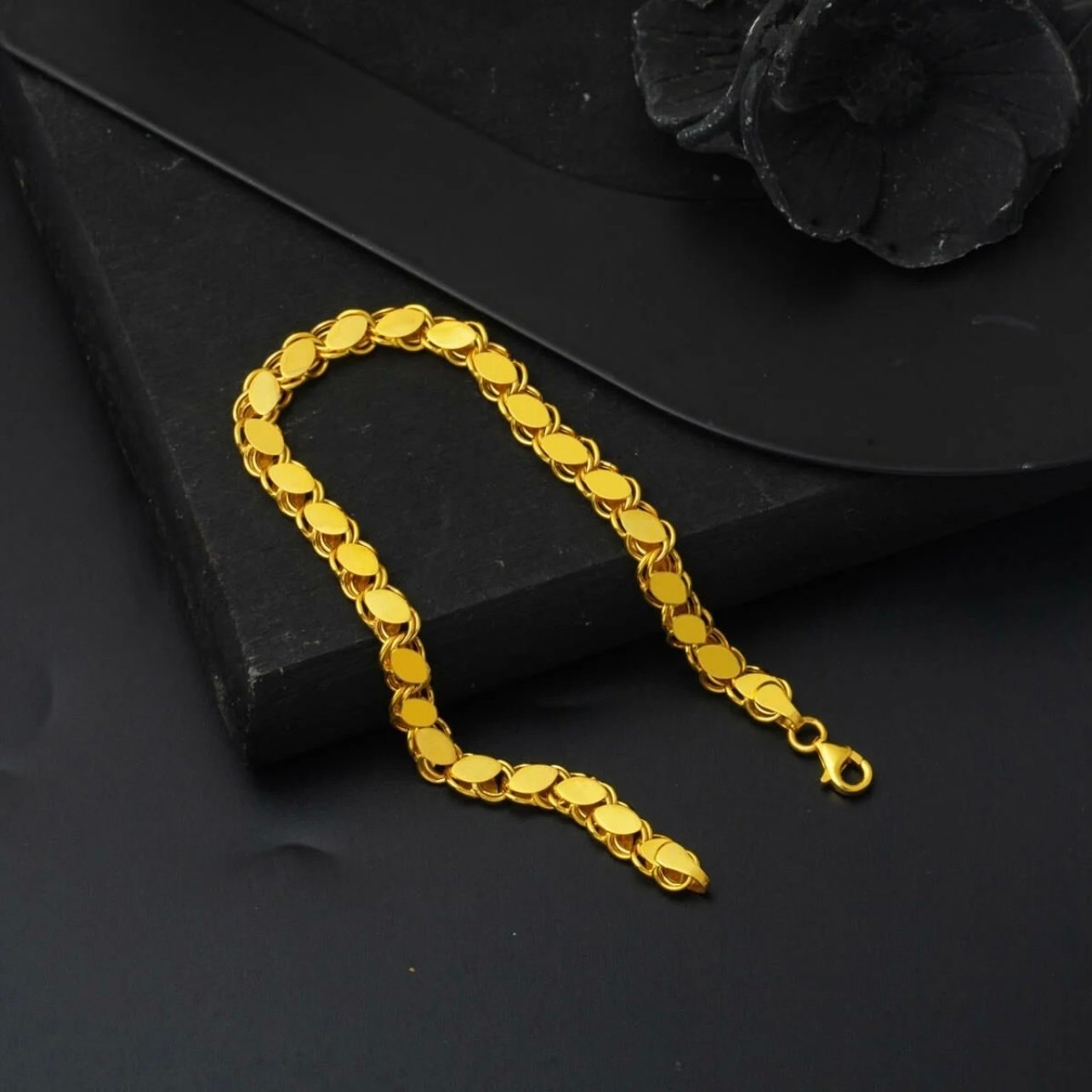 GOLD BRACELET - Mirror Rope Chain Bracelet 3,60 mm