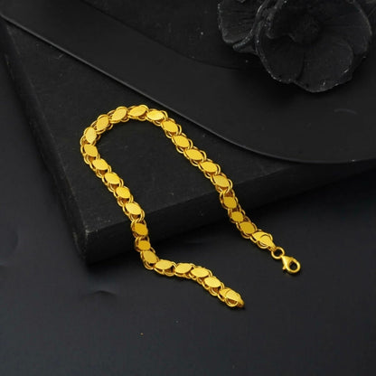GOLD BRACELET - Mirror Rope Chain Bracelet 3,60 mm