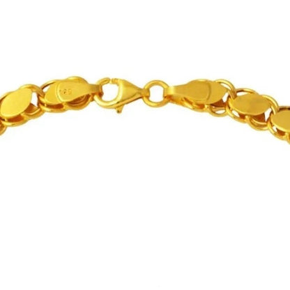 GOLD BRACELET - Mirror Rope Chain Bracelet 3,60 mm
