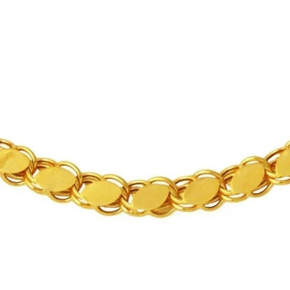 GOLD BRACELET - Mirror Rope Chain Bracelet 3,60 mm