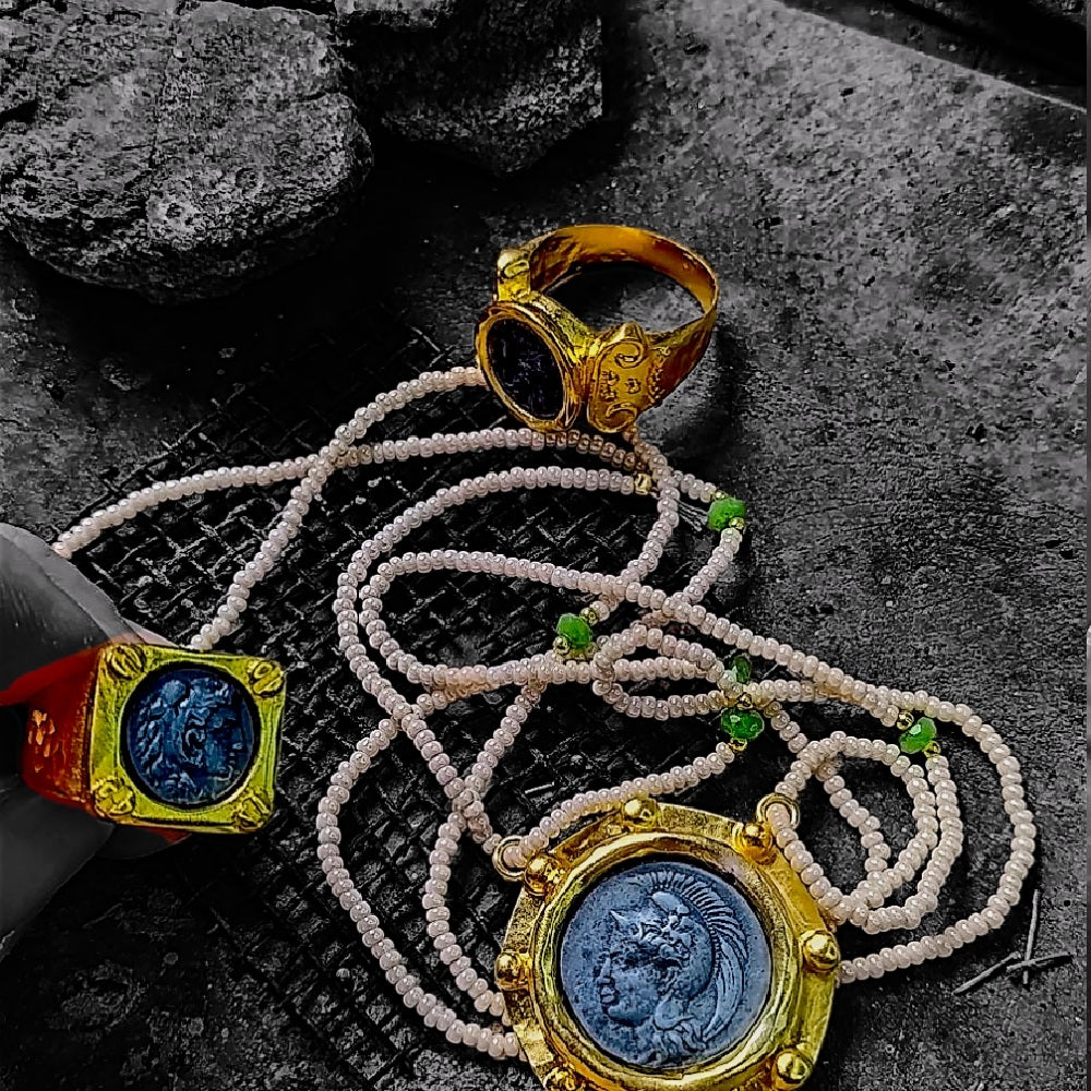 Gold Vermeil Necklace - Alexander the Great Necklace