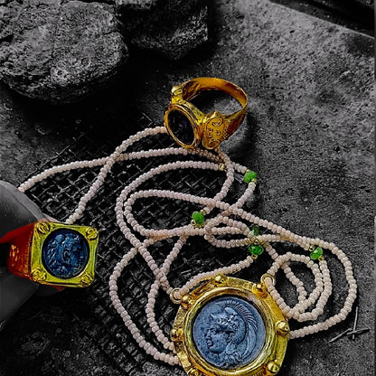 Gold Vermeil Necklace - Alexander the Great Necklace