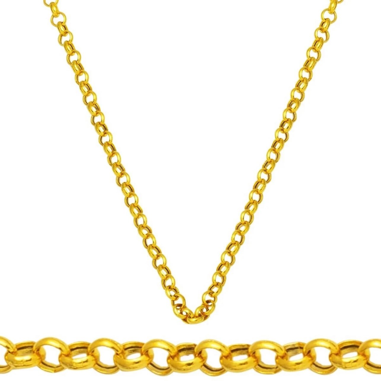 GOLD CHAIN NECKLACE - Doch Chain 5,75 mm