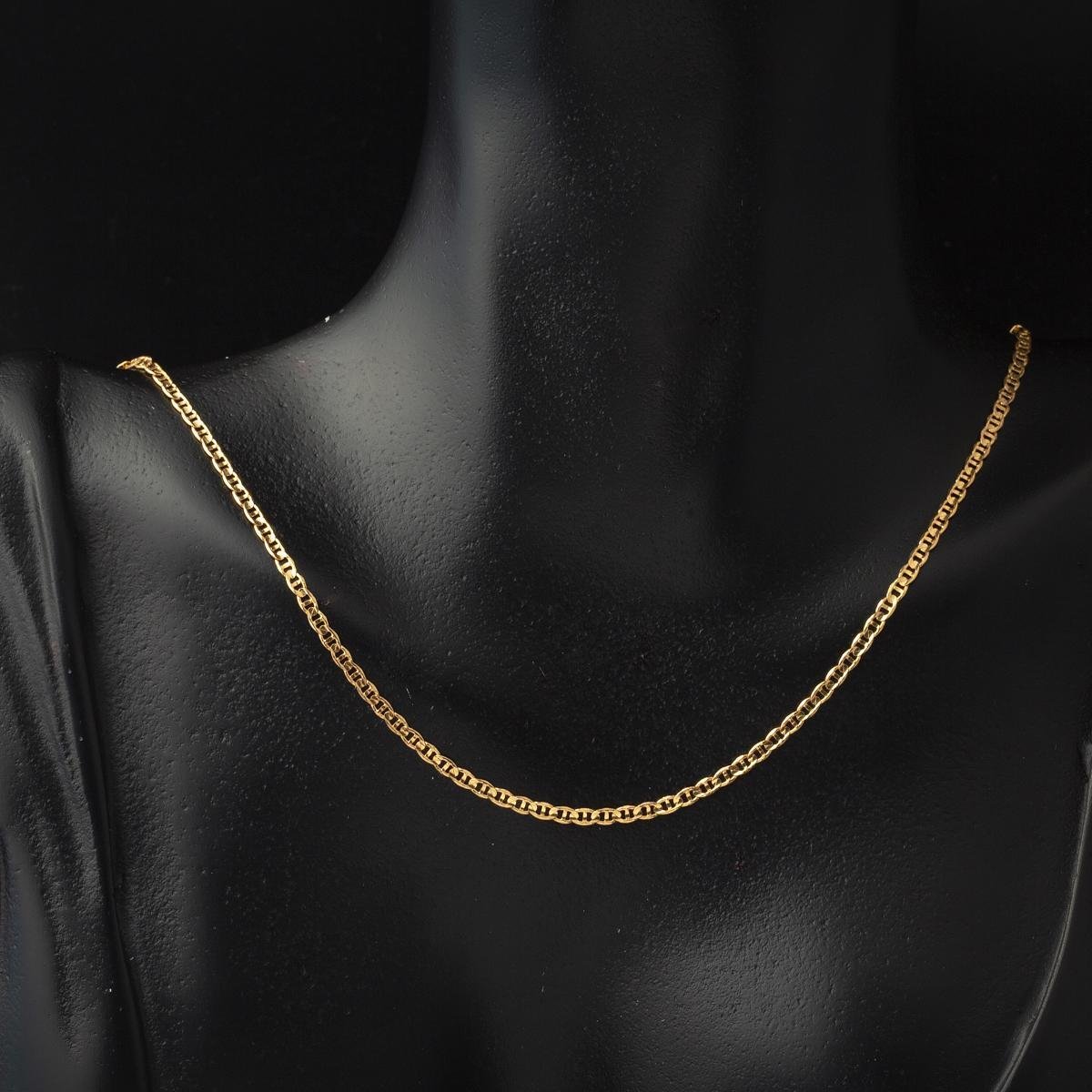 GOLD CHAIN NECKLACE - Mariner Chain 2,20 mm