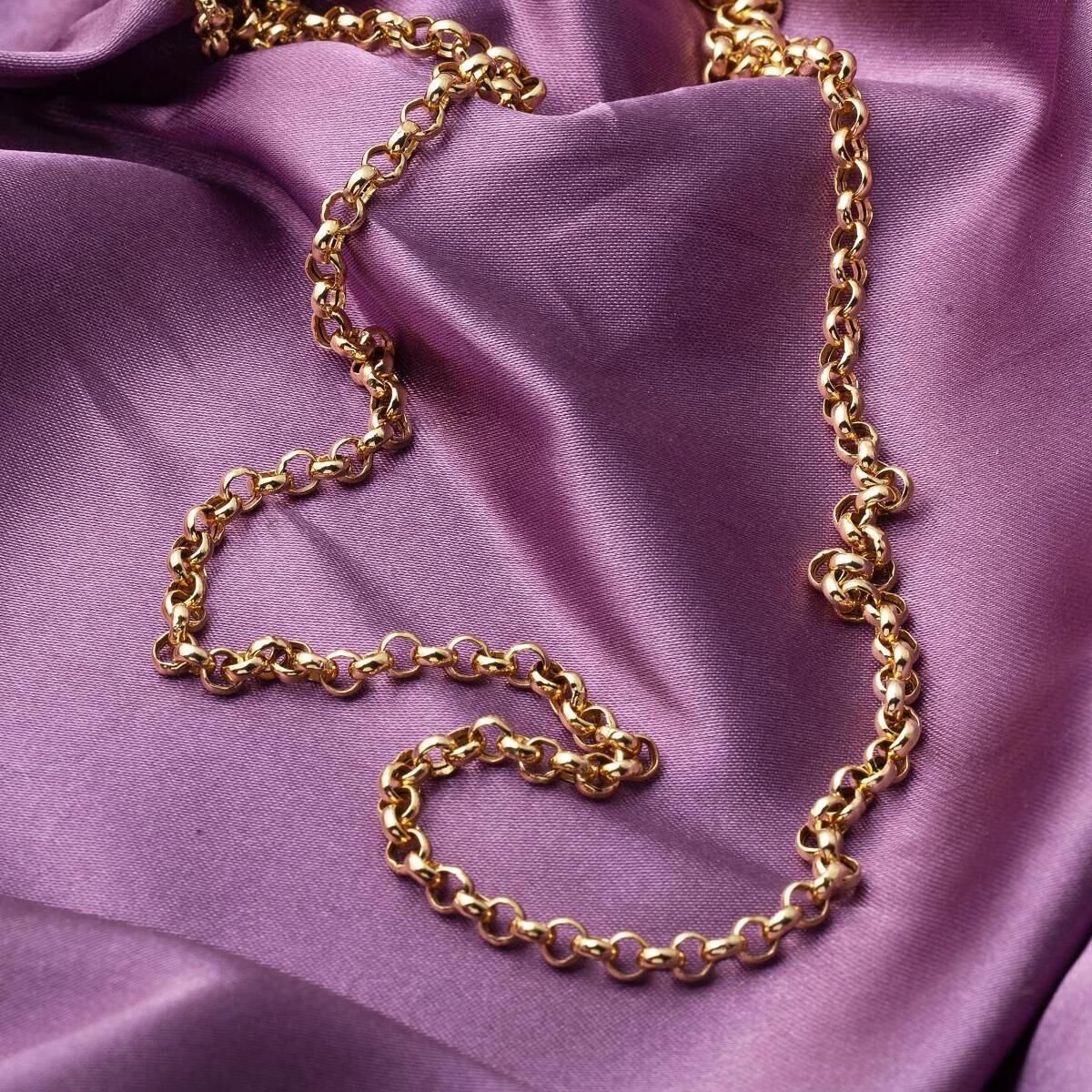 GOLD CHAIN NECKLACE - Doch Chain 5,75 mm