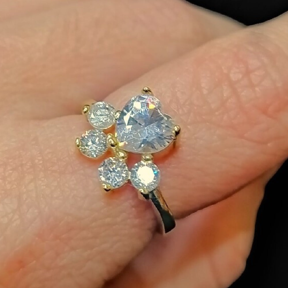 Gold Vermeil Ring - Paw-Crispy Ring